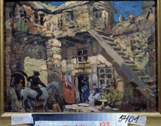 Decorontwerp voor het ballet Don Quichot van Leon Minkus
