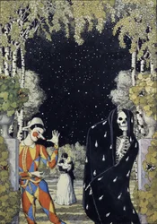 Harlekijn en de Dood, 1907