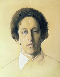 Portret van Aleksandr Aleksandrovich Blok (1880-1921)