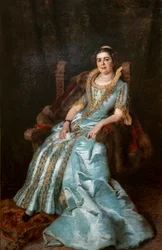 Portret van Varvara Alexeevna Morozova