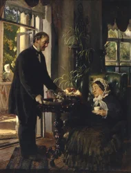 Een dame van het landhuis, 1886