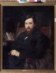 Portret van de componist Michail P. Azantsjevski