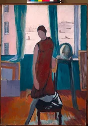 In het atelier