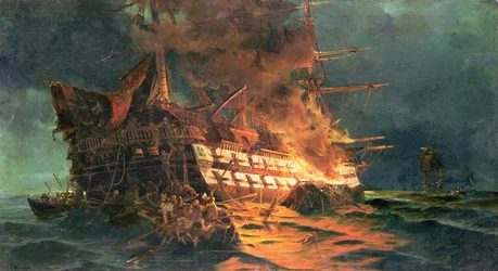 Het Verlies van de Ajax, bij Kaap Janissary