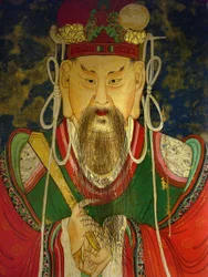 Detail, portret van de tiende koning (Yeonsangun)