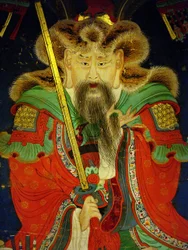 Detail, portret van de Tiende Koning (Yeonsangun)