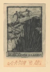 Ex libris van Sándor László Illyés