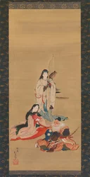 De Legendarische Keizerin Jingu, midden 19e eeuw
