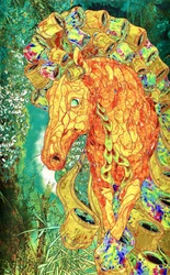 Levendig junglepaard