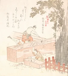 Geschiedenis van Kamakura: Bouw van het Tsurugaoka Hachiman-schrijn