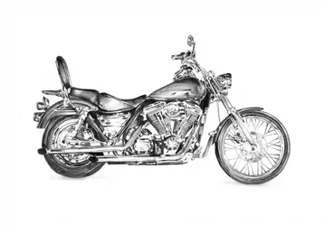Klassieke chromen cruiser