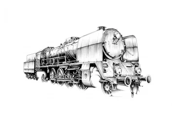 Klassieke stoomlocomotief