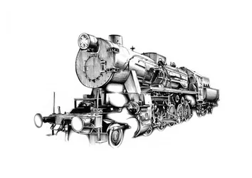 Klassieke stoomlocomotief