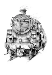Klassieke stoomlocomotief