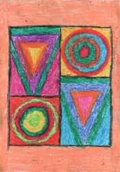 Kleurrijke geometrische vormen