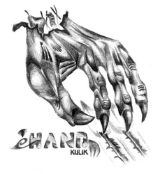 Donkere monsterhand