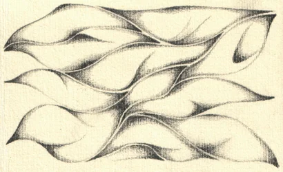 Vloeiende abstracte bladeren