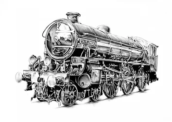 Historische stoomlocomotief