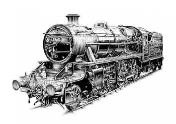 Historische stoomlocomotief