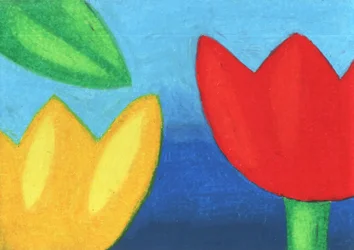 Levendig bloemenmotief