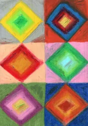 Levendige geometrische ruiten