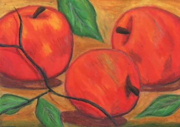 Levendig rode appels