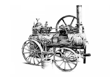 Vintage stoommachine