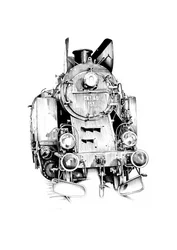 Vintage stoomlocomotief