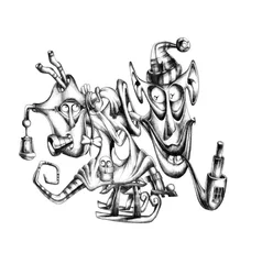 Speelse kerstfiguren