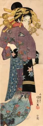 Een Staande Bijin, ca. 1820