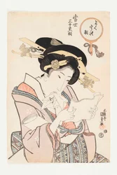 Het gewilde type, uit de serie Tosei sanjuni so De moderne tweeëndertig types, 1821-1822