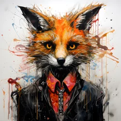 antropomorfisme van de tovervos 1