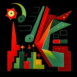 Een beurs trend in Picasso-stijl 2