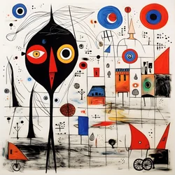 Surrealistische illustraties van Joan Miró 2