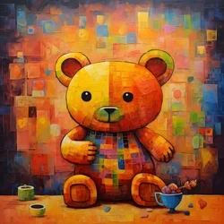 Teddybeer en honingpot 4