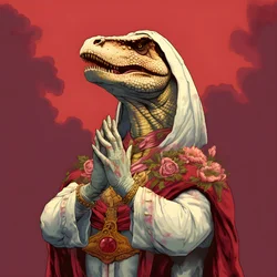 killer queen biddende T-Rex 3