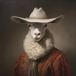 de dalai lama met een cowboyhoed 4