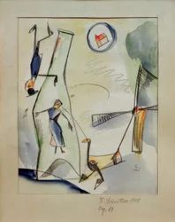 Aq. 11 (Beeld-Vrouw-Gans)