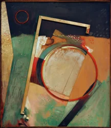 Zonder titel (Beeld met ring en lijst)