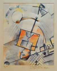 Zonder titel (Het hoofd onder de molen)