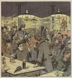 Een café-concert in Moukden