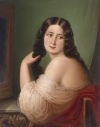 Bij de toilettafel