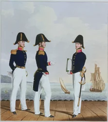 Kostuum van de Koninklijke Marine & Mariniers. Purser & Kapiteinsklerk