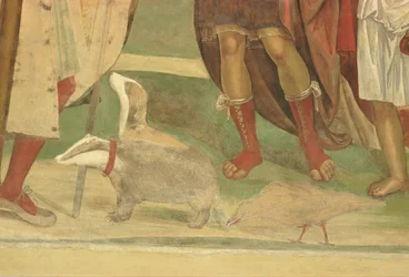 Het leven van St. Benedictus (detail)