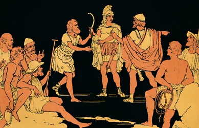 De berouw van Neoptolemus, 1880