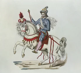 Ruiterportret van Hendrik IV in 1596