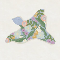 Lente Bloesems Vogel
