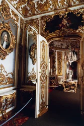 Interieur van het Linderhof-paleis van Ludwig II