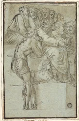 Scène uit de Romeinse geschiedenis