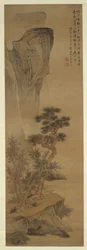 Landschap in de stijl van Li Tang